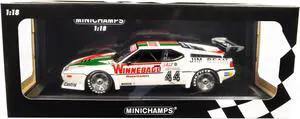 BMW M1 #44 Markus Hottinger GS Team Marko BMW M1 Procar Series (1979) Ltd Ed to 300 pcs 1/18 Diecast Model Car by Minichamps