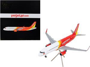 Airbus A320 Commercial Aircraft "VietJet Air" White and Red "Gemini 200" Series 1/200 Diecast Model Airplane by GeminiJets