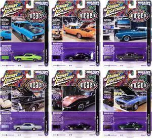 "Muscle Cars USA" 2022 Set B of 6 pieces Release 3 1/64 Diecast Model Cars by Johnny Lightning