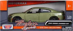 2023 Dodge Charger SXT Green Metallic "Timeless Legends" Series 1/24 Diecast Model Car by Motormax
