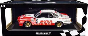 BMW 635 CSi #9 "Motul / Garage du Bac" 24H of Spa (1984) Ltd Ed to 300 pcs 1/18 Diecast Model Car by Minichamps