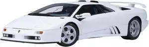 Lamborghini Diablo SE30 Jota Impact White 1/18 Model Car by Autoart