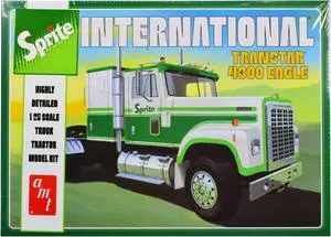 Skill 3 Model Kit International Transtar 4300 Eagle Truck Tractor "Sprite" 1/25 Scale Model by AMT