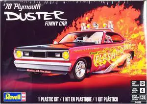Level 4 Model Kit 1970 Plymouth Duster Funny Car 1/24 Scale Model by Revell