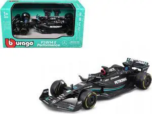 Mercedes-AMG F1 W14 E Performance #63 George Russell "Petronas" "F1 World Championship" 2023 1/43 Die Cast Model Car by Bburago