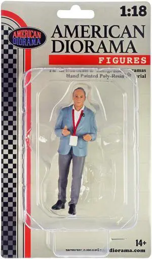 "On-Air" Figure 2 for 1/18 Scale Models by American Diorama