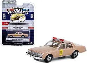 1987 Chevrolet Caprice Beige Metallic "Iowa State Patrol" "Hot Pursuit" Series 43 1/64 Diecast Model Car by Greenlight