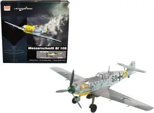 Messerschmitt Bf 109E-7B Fighter Aircraft "III./SKG 210, Russia" (1941) "Air Power Series" 1/48 Diecast Model by Hobby Master