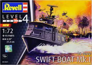 Level 4 Model Kit US Navy Swift Boat Mk.I 1/72 Scale Model by Revell