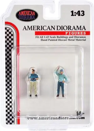 "Racing Legends" 50's Set of 2 Diecast Figures for 1/43 Scale Models by American Diorama