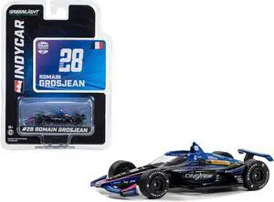Dallara IndyCar #28 Grosjean "DNSFilter" Andretti Autosport "NTT IndyCar Series" 2023 1/64 Diecast Model Car by Greenlight