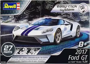 Level 2 Easy-Click Model Kit 2017 Ford GT 1/24 Scale Model by Revell