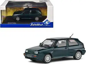 1989 Volkswagen Golf Rallye G60 Green Metallic 1/43 Die Cast Model Car by Solido