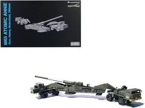 United States M65 Atomic Cannon Artillery Olive Drab US Army "NEO Dragon Armor" Series 1/72 Plastic Model by Dragon Models United States M65 Atomic Cannon Artillery Olive Drab US Army "NEO Dragon Armor" Series 1/72 Plastic Model by Dragon Models