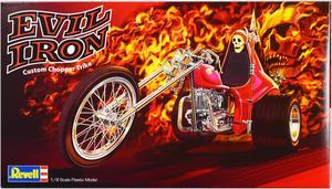 Level 5 Model Kit Evil Iron Custom Chopper Trike 1/8 Scale Model by Revell