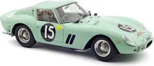 Ferrari 250 GTO #15 "U.D.T. Laystall Racing Team" Winner "Goodwood Tourist Trophy" 1962 1/18 Diecast Model Car by CMC