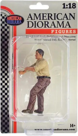 "4X4 Mechanic" Figure 3 for 1/18 Scale Models by American Diorama