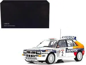 Lancia Delta HF Integrale Evoluzione #2 "Jolly Club" "Tour de Corse - Rallye de France" (1993) 1/18 Diecast Model Car by Kyosho