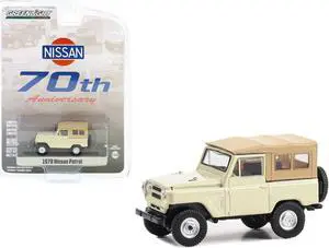 1978 Nissan Patrol Beige with Light Brown Top "70th Anniversary" "Anniversary Collection" 1/64 Diecast Model Car by Greenlight