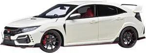 2021 Honda Civic Type R (FK8) RHD (Right Hand Drive) Championship White 1/18 Model Car by Autoart