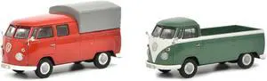 "Volkswagen T1b" Set of 4 pieces 1/43 Diecast Models by Schuco