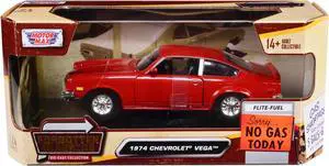 1974 Chevrolet Vega Red "Forgotten Classics" Series 1/24 Diecast Model Car by Motormax