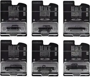 "Black Bandit" 6 piece Set Series 29 1/64 Die Cast Model Cars by Greenlight
