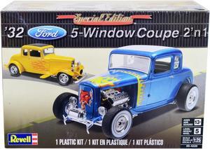 Level 5 Model Kit 1932 Ford 5-Window Coupe 2-in-1 Kit 1/25 Scale Model by Revell
