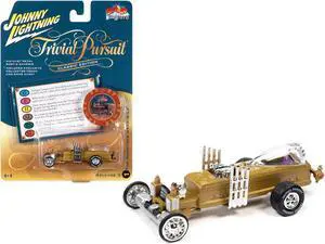 Barris Drag-U-La "The Munsters" "Trivia Pursuit" w/Collector's Token and Game Card 1/64 Diecast Model Car by Johnny Lightning