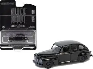 1948 Ford Fordor Super Deluxe Lowrider Black "Black Bandit" Series 29 1/64 Diecast Model Car by Greenlight