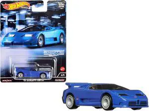 1994 Bugatti EB110 Blue "Exotic Envy" Series Diecast Model Car by Hot Wheels
