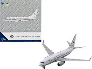 Boeing 737-700 Aircraft "Royal Australian Air Force" White w/Blue "Gemini Macs" 1/400 Diecast Model Airplane by GeminiJets