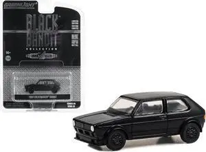 1980 Volkswagen Rabbit Widebody "Black Bandit" Series 28 1/64 Diecast Model Car by Greenlight