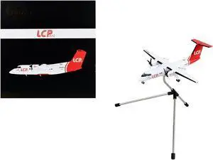 Bombardier Dash 8-200 Commercial Aircraft "LC Peru" White with Red Tail "Gemini 200" 1/200 Diecast Model Airplane by GeminiJets