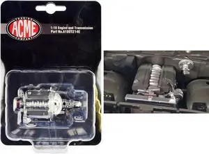 LS-10 Engine & Transmission Replica from "1969 Chevrolet C-10 LS-10 Custom Pickup Truck" 1/18 by ACME