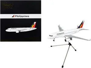 Airbus A319 Commercial Aircraft "Philippine Airlines" White with Tail Graphics "Gemini 200" Series 1/200 Diecast Model Airplane by GeminiJets