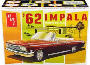 Skill 2 Model Kit 1962 Chevrolet Impala Convertible 1/25 Scale Model by AMT