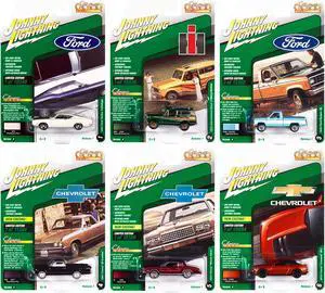 "Classic Gold Collection" 2022 Set A of 6 Cars Release 1 1/64 Diecast Model Cars by Johnny Lightning