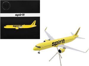 Airbus A321neo Commercial Aircraft "Spirit Airlines" Yellow "Gemini 200" Series 1/200 Diecast Model Airplane by GeminiJets