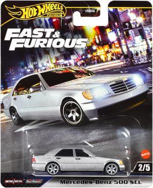 Mercedes-Benz 500 SEL Silver Metallic "The Fast and the Furious: Tokyo Drift" (2006) Movie Diecast Model Car by Hot Wheels