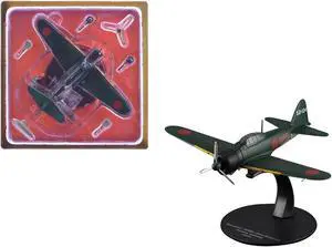 Mitsubishi A6M2B Aircraft "Tetsuzo Iwamoto" Imperial Japanese Navy Air Service 1/72 Diecast Model by DeAgostini
