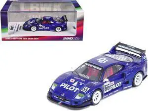 LBWK (Liberty Walk) F40 #56 Blue "Tokyo Auto Salon 2024" 1/64 Die Cast Model Car by Inno Models