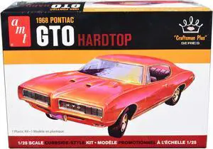 Skill 2 Model Kit 1968 Pontiac GTO Hardtop "Craftsman Plus" Series 1/25 Scale Model by AMT