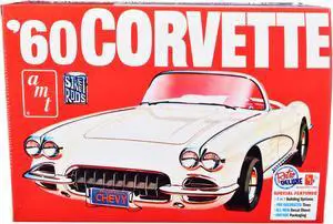 Skill 2 Model Kit 1960 Chevrolet Corvette "Street Rods" 1/25 Scale Model by AMT