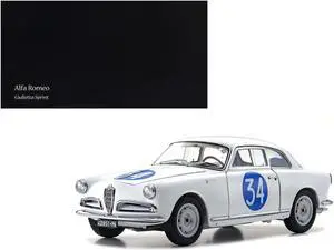 Alfa Romeo Giulietta SV #34 Emanuele - Aldebaran "Targa Florio" (1960) 1/18 Diecast Model Car by Kyosho