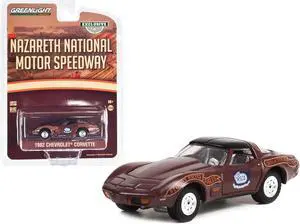1982 Chevrolet Corvette Nazareth National Motor Speedway Official Pace Car Hobby Exclusive 1/64 Diecast Model Car by Greenlight