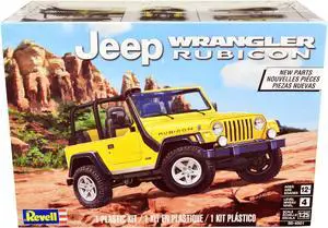 Level 4 Model Kit Jeep Wrangler Rubicon 1/25 Scale Model by Revell