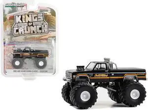 1985 GMC K3500 Sierra Classic Monster Truck Black "Overtime" "Kings of Crunch" Series 14 1/64 Diecast Model Car by Greenlight