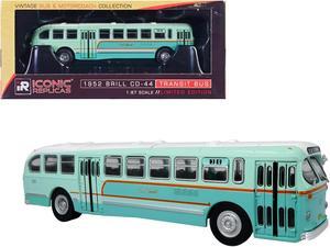 1952 CCF-Brill CD-44 Transit Bus DC Transit "30 17th & Penna SE" 1/87 (HO) Diecast Model by Iconic Replicas