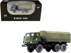 Kamaz 4310 Transport Truck Green (Weathered) "Ukrainian Ground Forces" 1/72 Diecast Model by Legion
